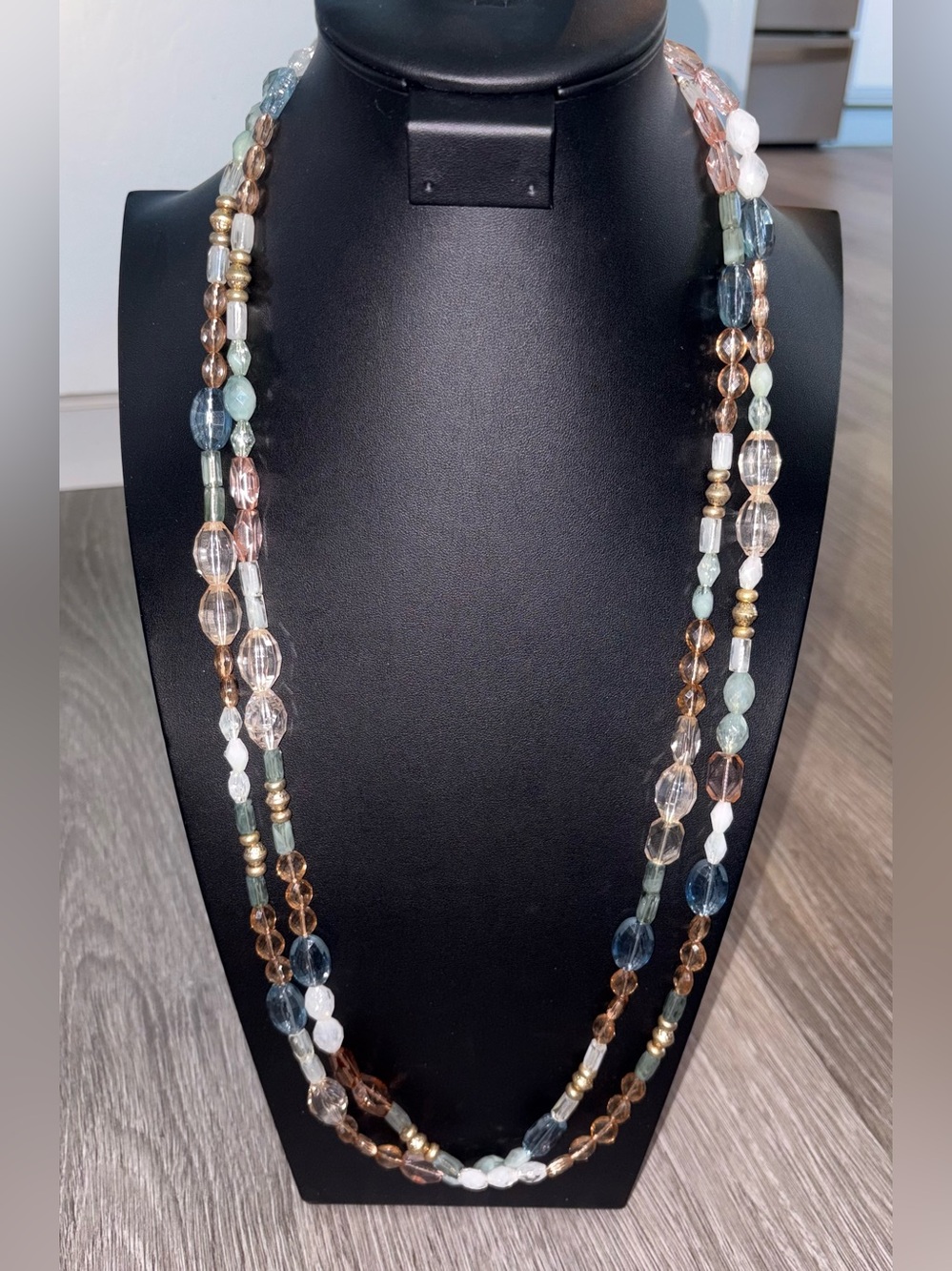 Multi-Color Beaded Layered Necklace - Women Jewelry